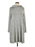 Apt. 9 Gray Casual Dress Size L - photo 1