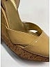 Prada Gold Patent Leather Wedges Size EU 37 - photo 5