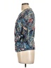 Salon Studio by Haband Blue 3/4 Sleeve Blouse Size S - photo 5