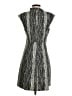 Halston Heritage 100% Polyester Black Gray Casual Dress Size 4 - photo 2