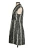 Halston Heritage 100% Polyester Black Gray Casual Dress Size 4 - photo 5
