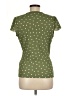 Loveappella Polka Dots Green Short Sleeve Blouse Size M - photo 2