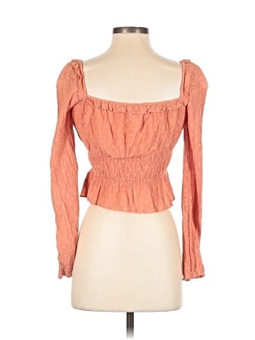 Papaya Long Sleeve Blouse (view 2)