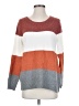 Market and Spruce Color Block Orange Pullover Sweater Size S - photo 1