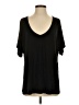 Double Zero Black Short Sleeve Top Size S - photo 1