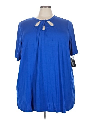 Jessica London Short Sleeve Blouse (view 1)