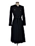 Club Monaco 100% Polyester Blue Black Trenchcoat Size XS - photo 1