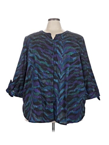 Catherines 3/4 Sleeve Blouse (view 1)