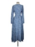 Simplee 100% Polyester Blue Casual Dress Size S - photo 2