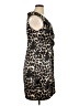 Connected Apparel 100% Polyester Animal Print Black Cocktail Dress Size 16 - photo 4