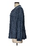 Soft Joie 100% Rayon Blue Long Sleeve Blouse Size L - photo 5