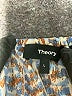Theory 100% Polyester Orange Sleeveless Blouse Size L - photo 7