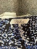 Parker 100% Silk Animal Print Blue Long Sleeve Silk Top Size L - photo 7