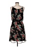Tacera 100% Polyester Tropical Floral Black Cocktail Dress Size M - photo 2