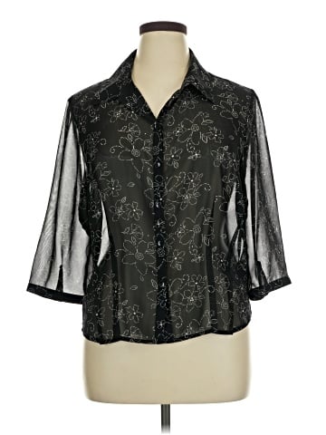 Croft & Barrow 3/4 Sleeve Blouse (view 1)