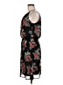 Tacera 100% Polyester Tropical Floral Black Cocktail Dress Size M - photo 5