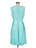 JM Studio 100% Polyester Solid Teal Casual Dress Size 8 - photo 2