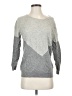 J.Crew Collection 100% Cashmere Chevron-herringbone Gray Cashmere Pullover Sweater Size S - photo 1