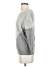 J.Crew Collection 100% Cashmere Chevron-herringbone Gray Cashmere Pullover Sweater Size S - photo 5