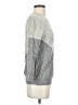 J.Crew Collection 100% Cashmere Chevron-herringbone Gray Cashmere Pullover Sweater Size S - photo 4