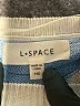 L Space 100% Cotton Chevron-herringbone Blue Poncho Size M - photo 6