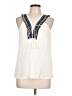 RXB 100% Rayon Ivory Sleeveless Blouse Size L - photo 1