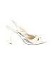 Guess Metallic Ivory Gold Heels Size 8 1/2 - photo 1