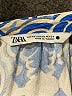Zara Paisley Blue Casual Dress Size XS - photo 7