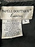 Papell Boutique Evening 100% Silk Silver Short Sleeve Top Size L - photo 7