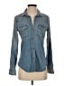 Gap Blue Long Sleeve Button-Down Shirt Size 4 - photo 1