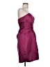 Bari Jay 100% Polyester Solid Burgundy Cocktail Dress Size 12 - photo 4