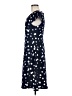 Glamour Polka Dots Blue Casual Dress Size 8 - photo 5