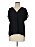 Ann Taylor 100% Polyester Black Short Sleeve Blouse Size M - photo 1