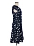 Glamour Polka Dots Blue Casual Dress Size 8 - photo 4