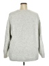Vince Camuto Floral Gray Pullover Sweater Size 3X - photo 2