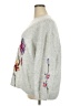 Vince Camuto Floral Gray Pullover Sweater Size 3X - photo 5