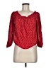 Tommy Hilfiger Red 3/4 Sleeve Blouse Size M - photo 1