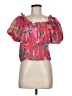 Banjanan Pink Short Sleeve Blouse Size M - photo 1
