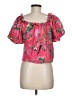 Banjanan Pink Short Sleeve Blouse Size M - photo 2