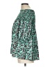 Maje 100% Viscose Teal 3/4 Sleeve Blouse Size Lg (3) - photo 5