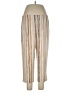 Susan Graver Stripes Gold Casual Pants Size L - photo 1