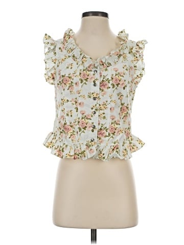 La Vie Rebecca Taylor Sleeveless Blouse (view 1)