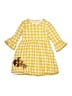 Rare Editions Checkered-gingham Yellow Dress Size 4T - photo 1