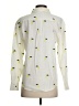 Boden 100% Linen Print Ivory Long Sleeve Blouse Size 2 (petite) - photo 2