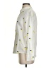 Boden 100% Linen Print Ivory Long Sleeve Blouse Size 2 (petite) - photo 5