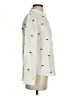 Boden 100% Linen Print Ivory Long Sleeve Blouse Size 2 (petite) - photo 4