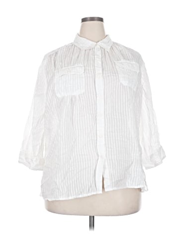 JM Collection 3/4 Sleeve Blouse (view 1)