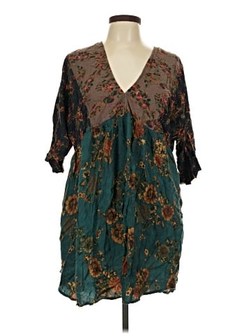Natural Life 3/4 Sleeve Blouse (view 1)