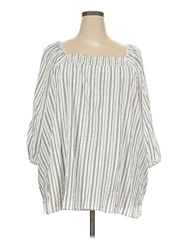 Cj Banks 3/4 Sleeve Blouse (view 1)
