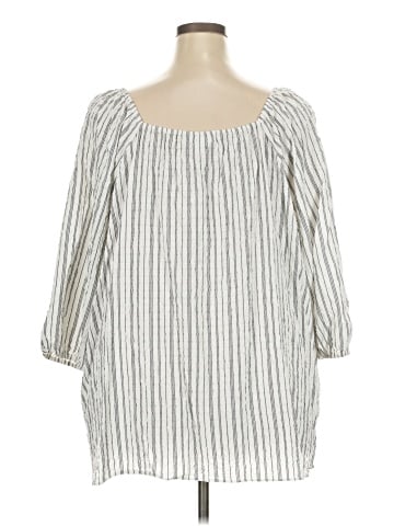 Cj Banks 3/4 Sleeve Blouse (view 2)